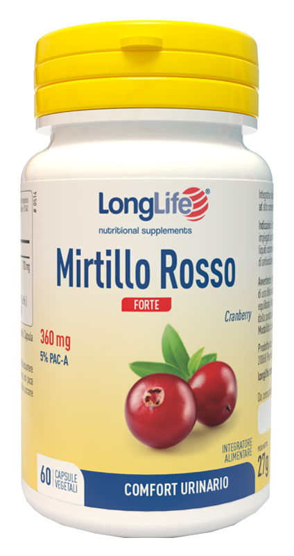 LONGLIFE MIRTILLO ROSSO FORTE 60 CAPSULE - Gruppofarmastore.it