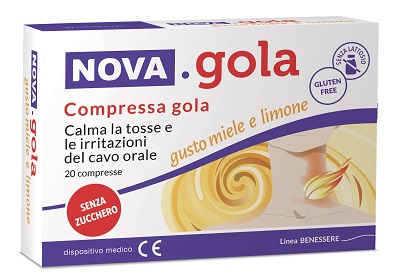 NOVA GOLA LIMONE/MIELE 20 COMPRESSE - Gruppofarmastore.it