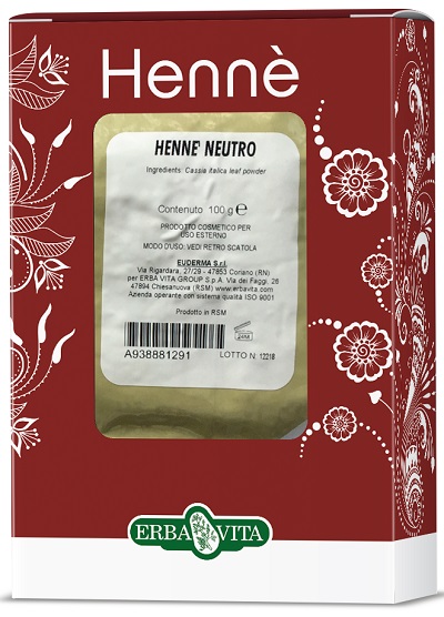 HENNE COLORANTE CAPELLI NEUTRO 100 G - Gruppofarmastore.it