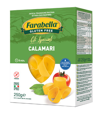 FARABELLA CALAMARI SENZA GLUTINE 250 G - Gruppofarmastore.it