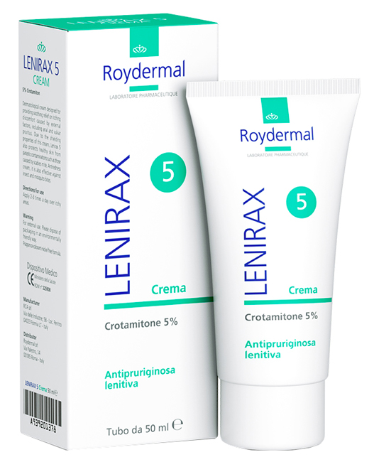 LENIRAX 5 CREMA DERMATOLOGICA CROTAMITONE 5% 50 ML - Gruppofarmastore.it