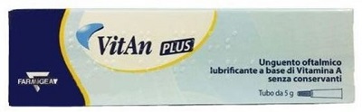 UNGUENTO OFTALMICO LUBRIFICANTE VITAN PLUS 5 G - Gruppofarmastore.it