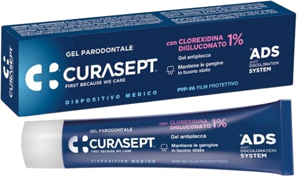 CURASEPT ADS GEL PARODONTALE CLOREXIDINA DIGLUCONATO 1% 30 ML - Gruppofarmastore.it