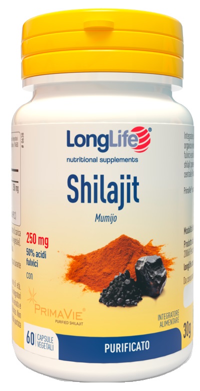 LONGLIFE SHILAJIT 60 CAPSULE - Gruppofarmastore.it