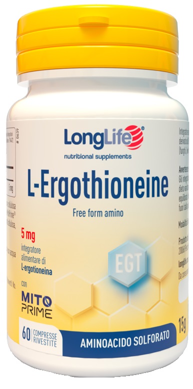 LONGLIFE L-ERGOTHIONEINE 60 COMPRESSE - Gruppofarmastore.it