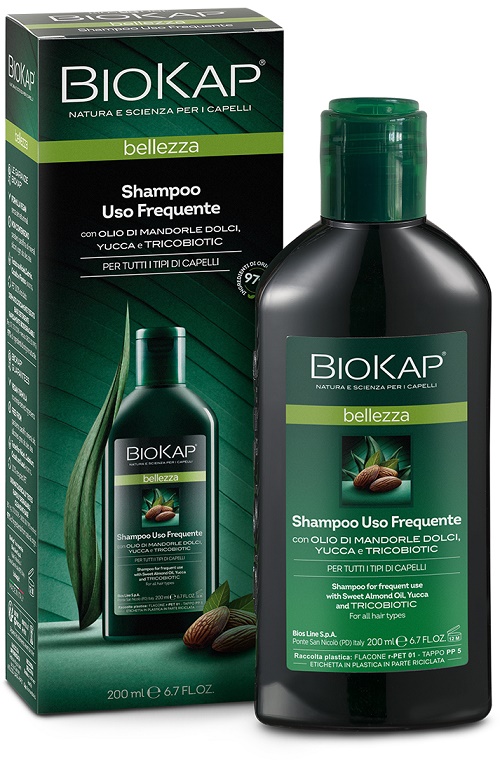 BIOKAP BELLEZZA SHAMPOO USO FREQUENTE CON TRICOBIOTIC 200 ML - Gruppofarmastore.it