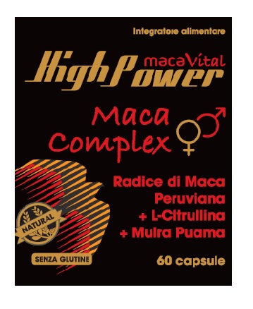 MACA VITAL HIGH POWER COMPLEX 60 CAPSULE - Gruppofarmastore.it