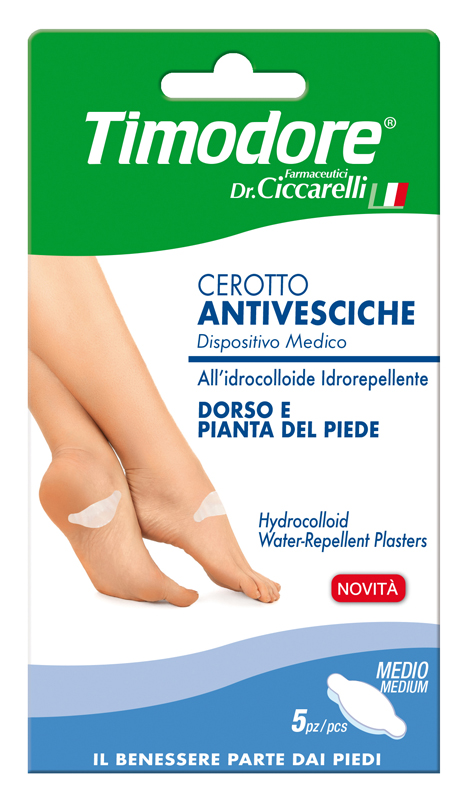TIMODORE CEROTTO ANTIVESCICHE DORSO E PIANTA PIEDE 5 PEZZI - Gruppofarmastore.it