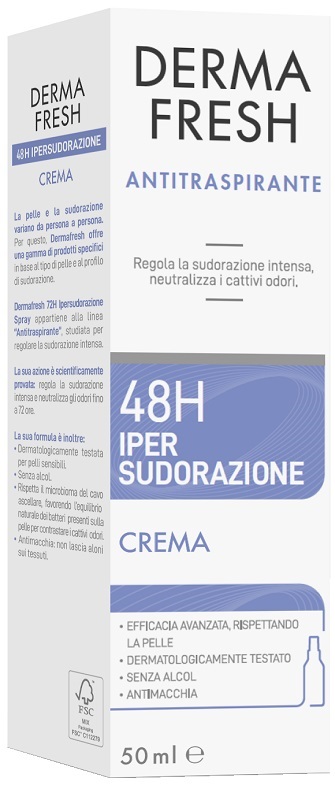 DERMAFRESH 48H IPERSUDORAZIONECREMA 50 ML - Gruppofarmastore.it