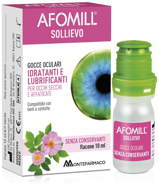 AFOMILL SOLLIEVO GOCCE OCULARI SOLLIEVO OCCHI 10 ML - Gruppofarmastore.it