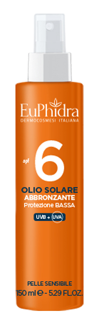 EUPHIDRA KALEIDO OLIO SOLARE ABBRONZANTE SPF6 150 ML - Gruppofarmastore.it