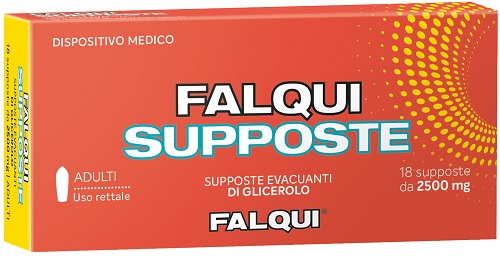SUPPOSTE FALQUI 18 SUPPOSTE CON GLICERINA 2500MG ADULTI - Gruppofarmastore.it