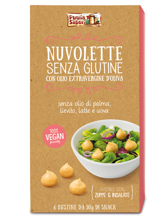 PUGLIA SAPORI NUVOLETTE SENZA GLUTINE 180 G - Gruppofarmastore.it