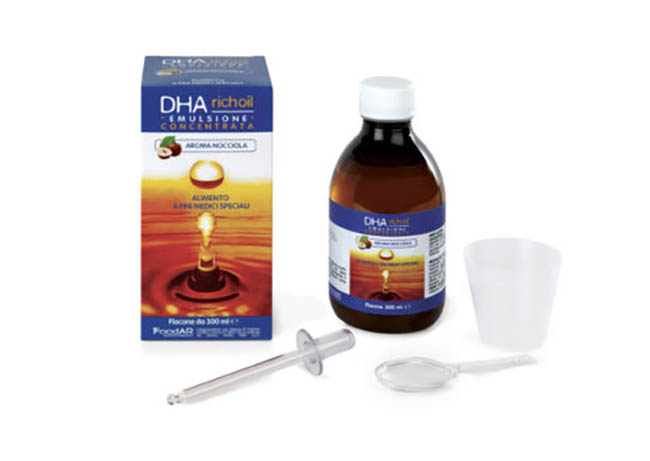 DHA RICHOIL SCIROPPO AL 25% DI DHA DI ORIGINE ALGALE GUSTO MANDORLA 30 ML - Gruppofarmastore.it