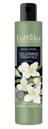 EUPHIDRA BAGNOCREMA NUTRIENTE GELSOMINO IN FLACONE CON ETICHETTA - Gruppofarmastore.it