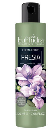 EUPHIDRA CREMA CORPO IDRATANTE FRESIA IN FLACONE CON ETICHETTA - Gruppofarmastore.it