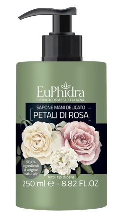 EUPHIDRA SAPONE LIQUIDO MANI ROSA IN FLACONE CON ETICHETTA DISPENSER - Gruppofarmastore.it