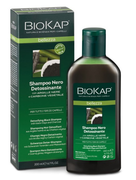 BIOKAP SHAMPOO NERO DETOSSINANTE 200 ML - Gruppofarmastore.it