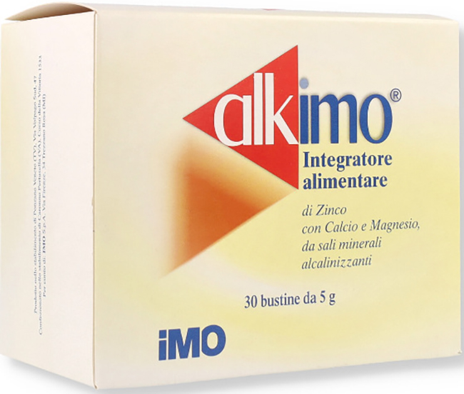 ALKIMO INTEGRATORE ZINCO CALCIO/MAGNESIO 30 BUSTINE - Gruppofarmastore.it