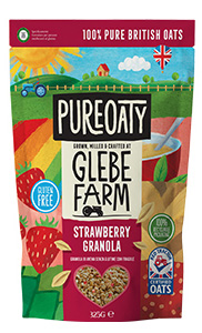 GLEBE FARM GRANOLA AVENA FRAGOLA 325 G - Gruppofarmastore.it