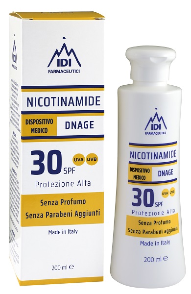 NICOTINAMIDE DNAGE 30SPF PROTEZIONE ALTA 200 ML - Gruppofarmastore.it