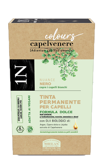 CAPELVENERE COLOURS TINTA CAPELLI 1N NERO - Gruppofarmastore.it