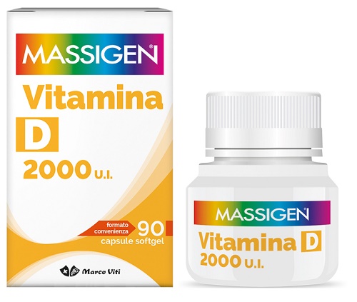 MASSIGEN VITAMINA D 2000 UI 90 CAPSULE SOFTGEL - Gruppofarmastore.it
