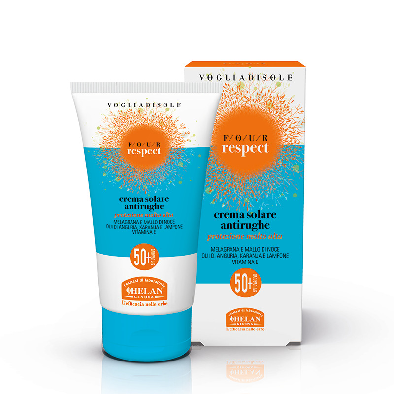 VOGLIADISOLE FOUR RESPECT CREMA SOLARE ANTIRUGHE SPF50+ 50 ML - Gruppofarmastore.it