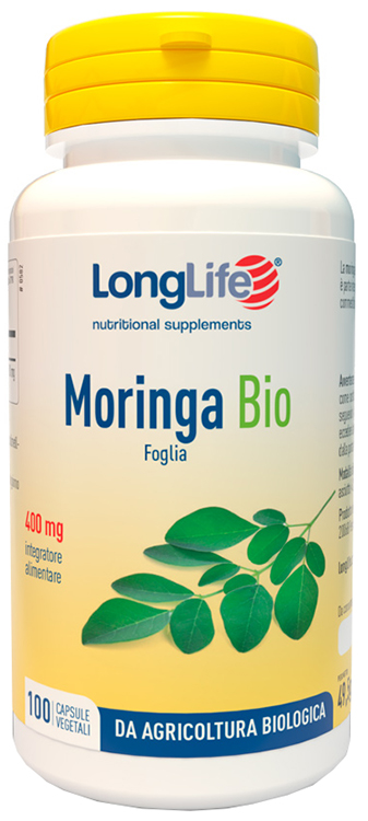 LONGLIFE MORINGA BIO 100 CAPSULE VEGETALI - Gruppofarmastore.it