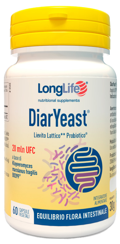 LONGLIFE DIARYEAST 60 CAPSULE VEGETALI - Gruppofarmastore.it