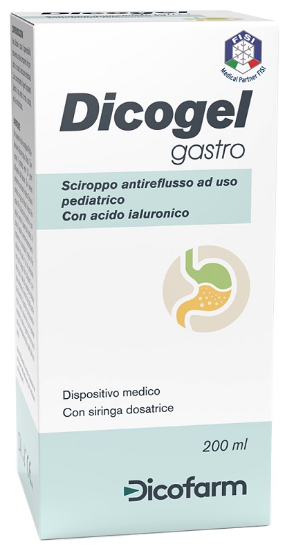 SCIROPPO ANTIREFLUSSO PEDIATRICO DICOGEL GASTRO 200 ML - Gruppofarmastore.it