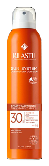 RILASTIL SUN SYSTEM TRANSPARENT SPRAY SPF30 200 ML - Gruppofarmastore.it