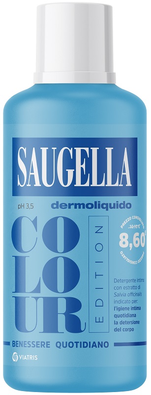 SAUGELLA DERMOLIQUIDO COLOUR EDITION DETERGENTE INTIMO 500 ML - Gruppofarmastore.it