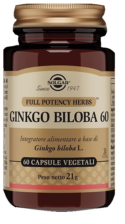 GINKGO BILOBA 60 60 CAPSULE VEGETALI - Gruppofarmastore.it