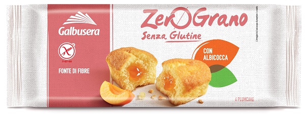 ZEROGRANO PLUMCAKE ALBICOCCA 6 PEZZI - Gruppofarmastore.it