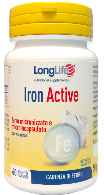 LONGLIFE IRON ACTIVE 60 TAVOLETTE RIVESTITE - Gruppofarmastore.it