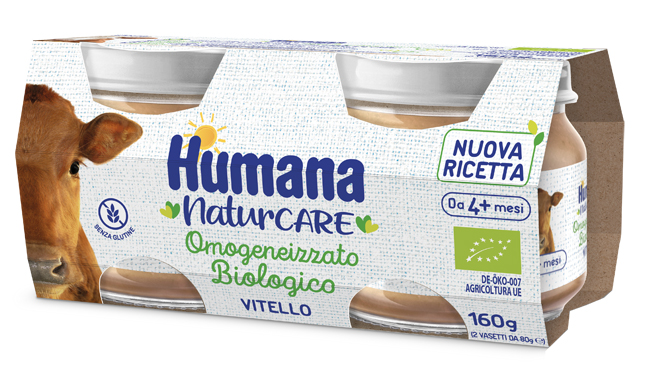 HUMANA OMOGENEIZZATO VITELLO BIOLOGICO 2 PEZZI 80 G - Gruppofarmastore.it