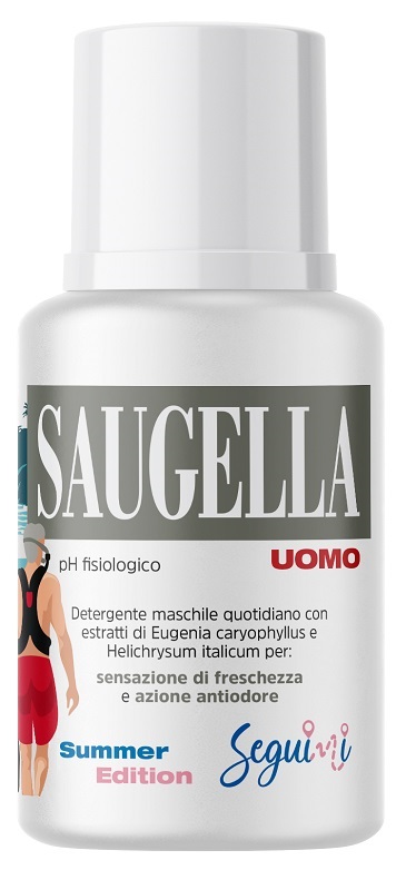 SAUGELLA UOMO PH FISIOLOGICO DETERGENTE MASCHILE QUOTIDIANO 100 ML - Gruppofarmastore.it