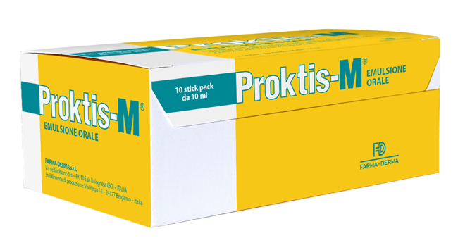 PROKTIS-M EMULSIONE ORALE 10 STICK DA 10 ML - Gruppofarmastore.it