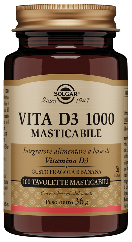 VITA D3 1000 100 TAVOLETTE MASTICABILI - Gruppofarmastore.it