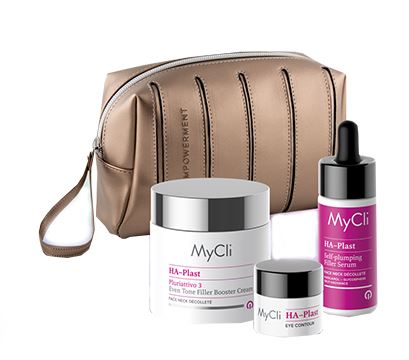 MYCLI BOX NATALE FILLER 2024 1 HA PLAST CREMA 100 ML + 1 HA PLAST SIERO 15 ML + 1 HA PLAST CREMA OCCHI 5 ML - Gruppofarmastore.it