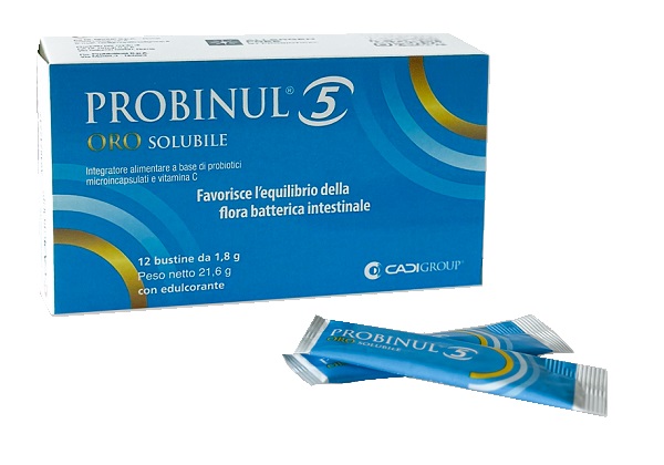 PROBINUL 5 OROSOLUBILE 12STICKPACK - Gruppofarmastore.it