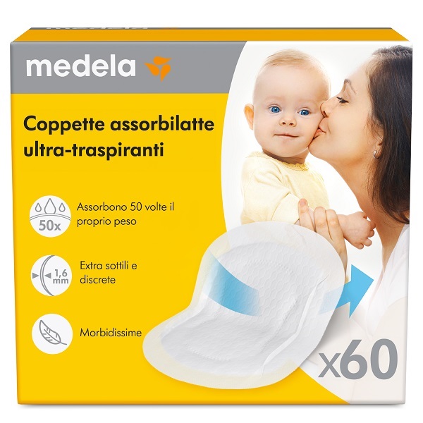 COPPETTE ASSORBILATTE ULTRA-TRASPIRANTI 60 PEZZI - Gruppofarmastore.it