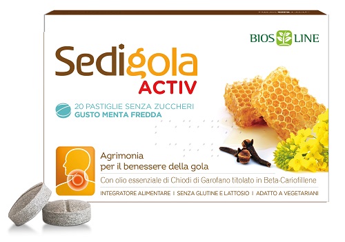 SEDIGOLA ACTIV APIX MENTA FREDDA 20 PASTIGLIE - Gruppofarmastore.it