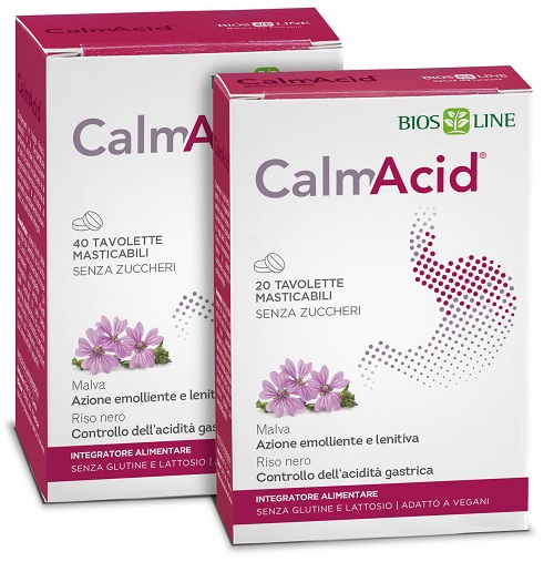 CALMACID 40 TAVOLETTE MASTICABILI - Gruppofarmastore.it