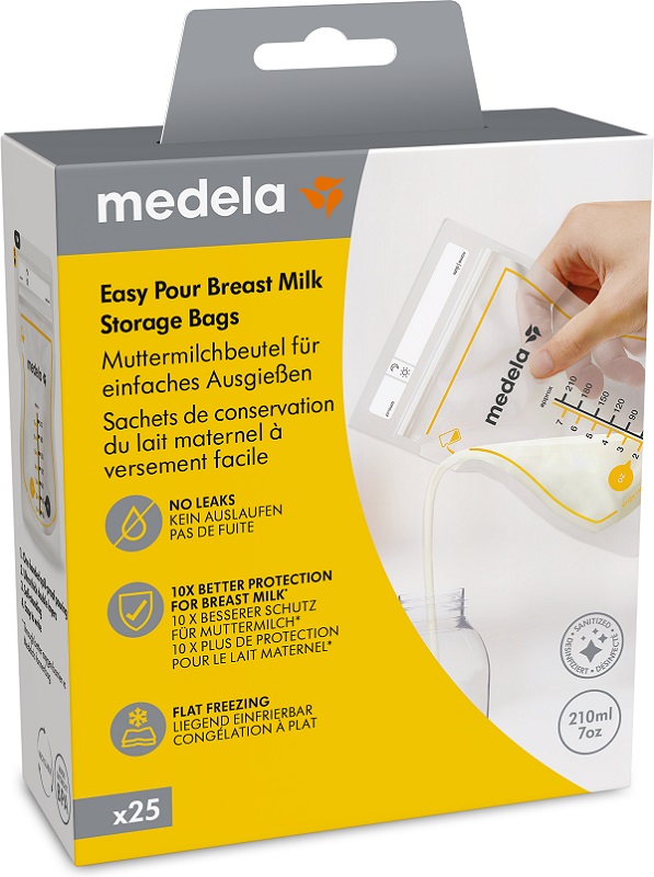 EASY POUR SACCA CONSERVAZIONE LATTE MATERNO 25 PEZZI - Gruppofarmastore.it