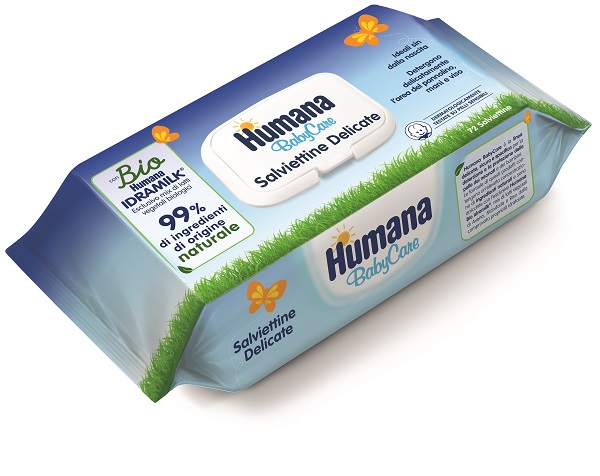 HUMANA BABY CARE SALVIETTE 72 PEZZI - Gruppofarmastore.it