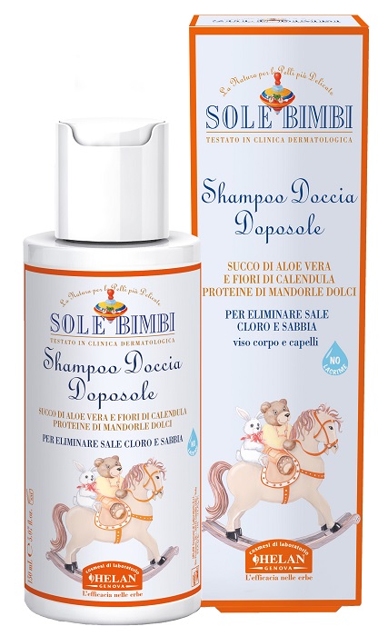 SOLE BIMBI SHAMPOO DOCCIA DOPOSOLE 150 ML - Gruppofarmastore.it