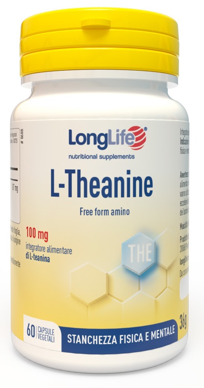 LONGLIFE L-THEANINE 60 CAPSULE VEGETALI DA 600 MG - Gruppofarmastore.it