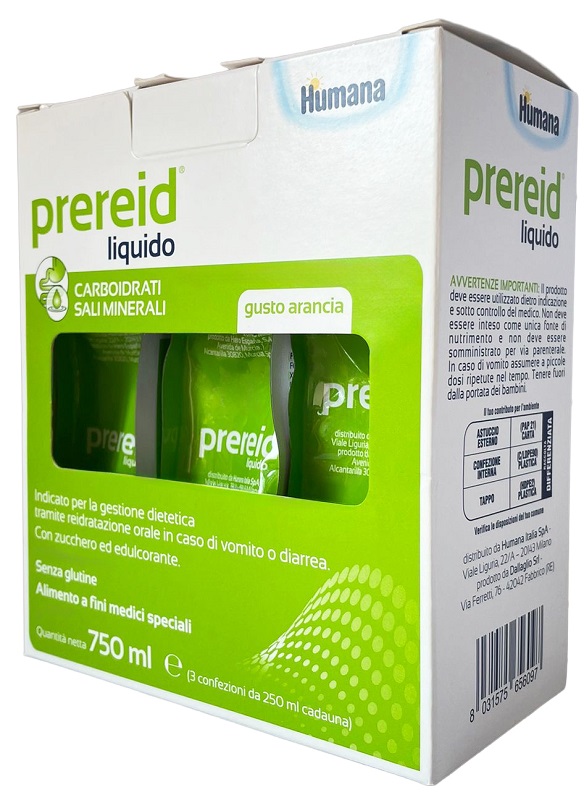 PREREID LIQUIDO 3 PEZZI DA 250 ML HUMANA - Gruppofarmastore.it